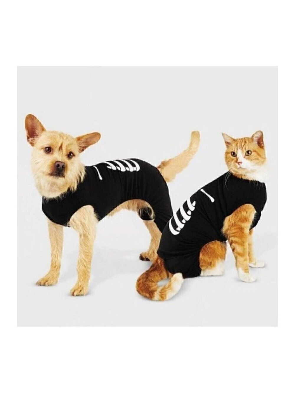 Hyde and EEK! Pet HALLOWEEN Skeleton PAJAMA Pullover Size - Large